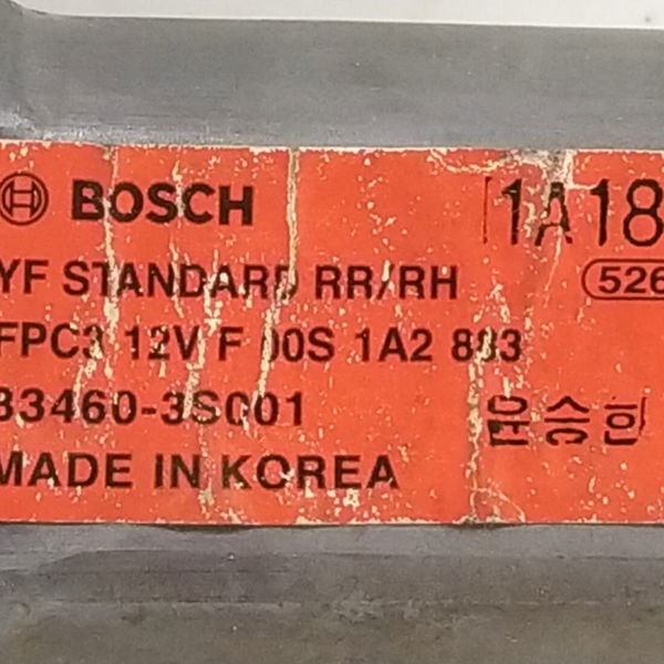 Motor Máquina Vidro Traseira Direita Hyundai Sonata 2011