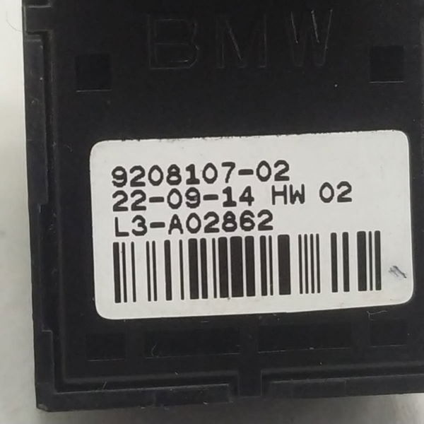 Botão Comando Vidro Dianteiro Direito Bmw 320i Gt 2015