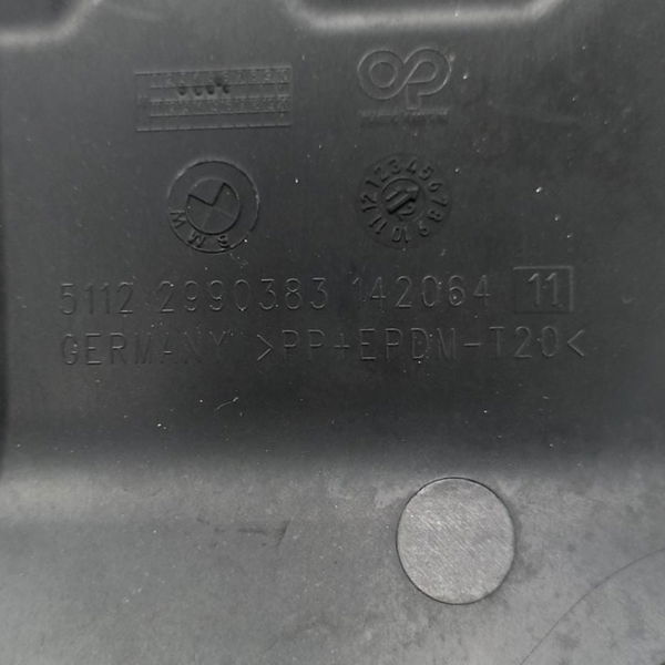 Capa Central Inferior Parachoque Traseiro Bmw X1 2013