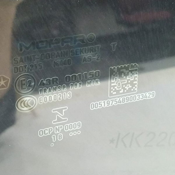 Vidro Porta Traseira Direita Jeep Renegade 2019