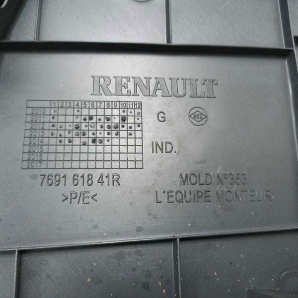 Acabamento Inferior Coluna Esquerda Renault Fluence 2014