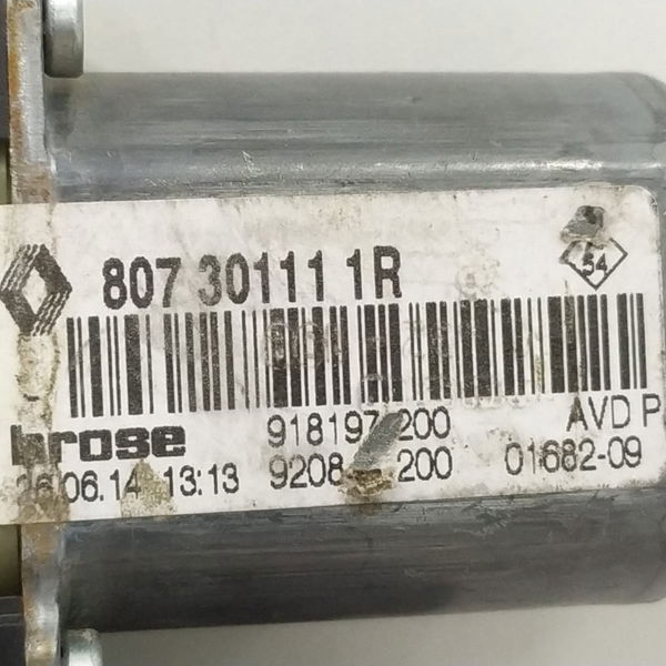 Motor Máquina Vidro Dianteiro Direito Fluence 2014 2015