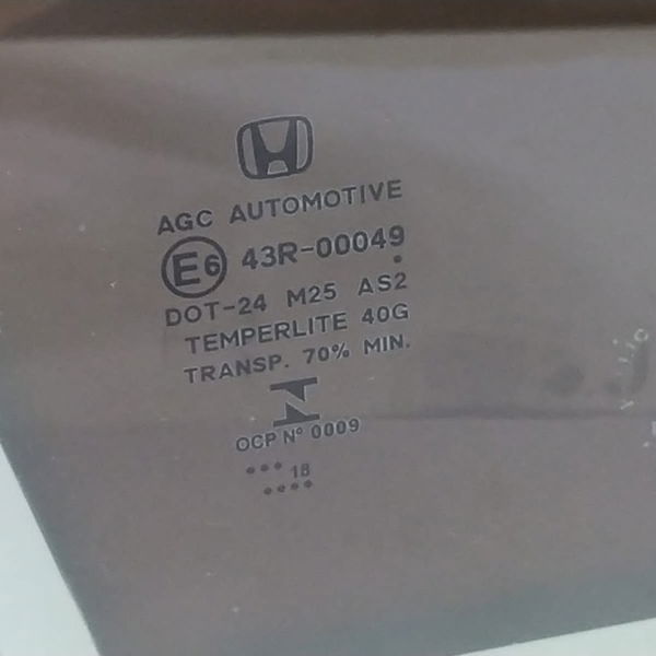 Vidro Porta Dianteira Direita Honda Hrv 2018