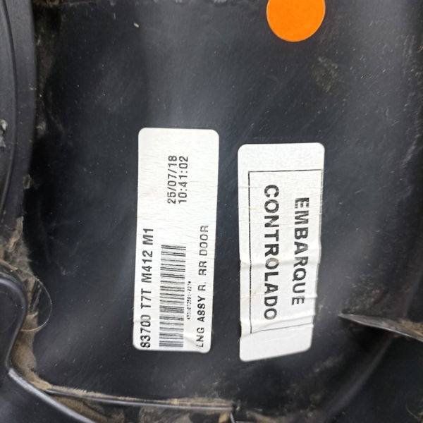 Forro Porta Traseira Direita Honda Hrv 2018