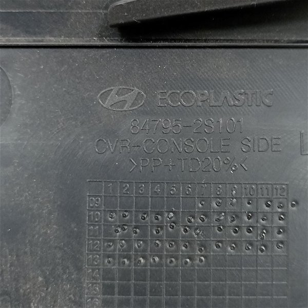Acabamento Console Lado Direito Hyundai Ix35 2014.15