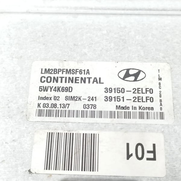 Módulo Injeção Hyundai Ix35 2014-15 391502elf0