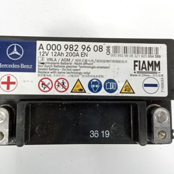 Bateria Auxiliar Mercedes Benz Gla 200 2016