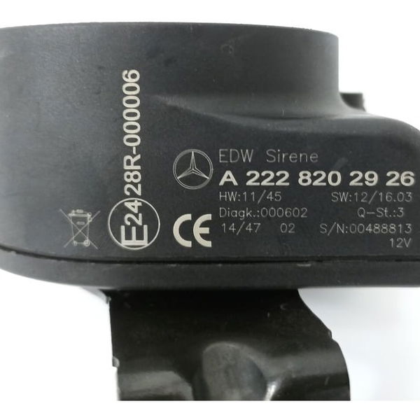 Sirene Alarme Mercedes Gla200 2016 A2228202926