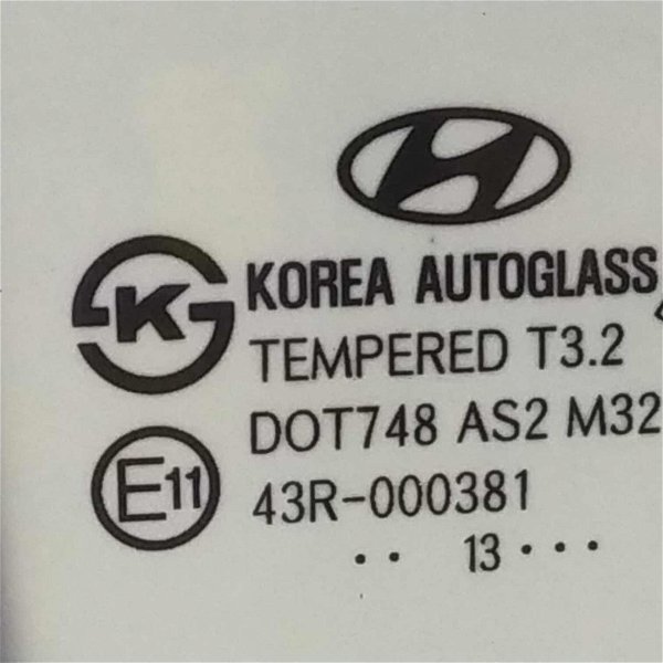 Vidro Porta Traseira Direita Hyundai Ix35 2015