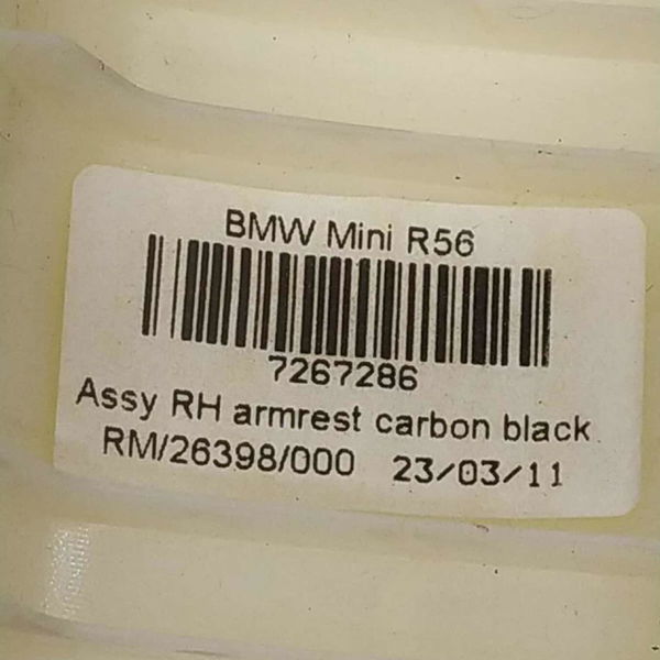 Encosto Braço Porta Dianteira Direita Mini Cooper S 2012
