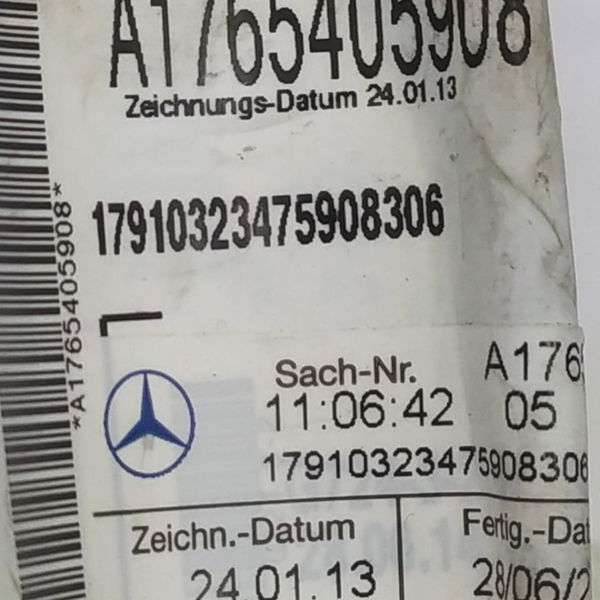 Chicote Porta Traseira Esquerda Mercedes A200 2014