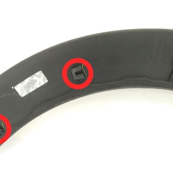 Aplique Paralama Traseiro Direito Mini Cooper S 2010 Detalhe