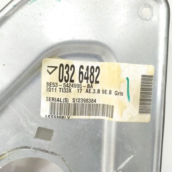 Máquina Vidro Traseiro Esquerdo Ford Fusion 2.5 2012