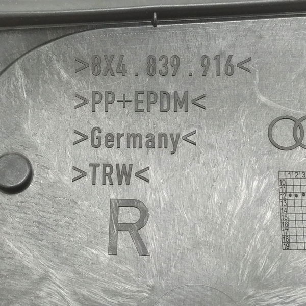 Tampa Interna Porta Traseira Direita Audi A1 Tfsi 2013