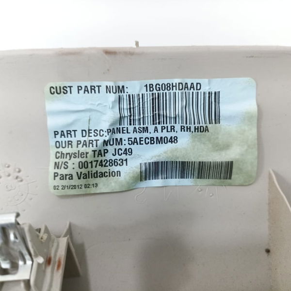 Coluna  Parabrisa Lado Direito Fiat Freemont 2013