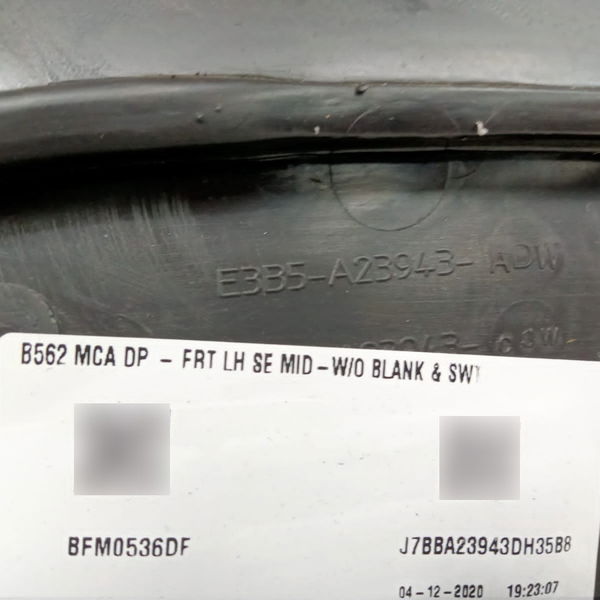 Forro Porta Dianteira Esquerda Ford Ka 1.0 3cc 2020 2021