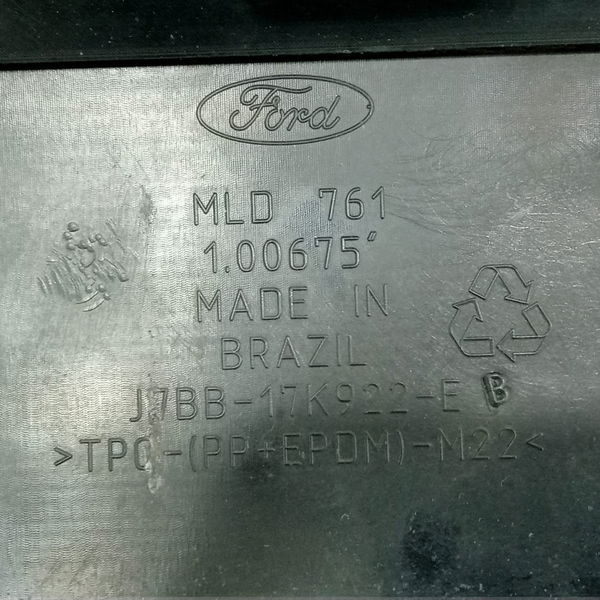 Defletor Inferior Para-choque Traseiro Ford Ka 2021 Detalhe