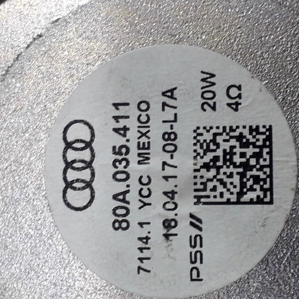 Alto Falante Traseira Direita Audi Q5 2018 2019 2020