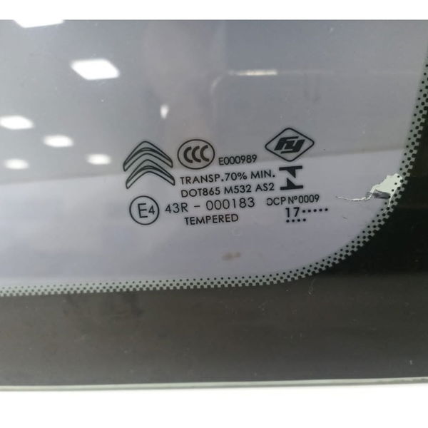 Vidro Fixo Traseiro Direito Citroen Aircross 1.6 2018