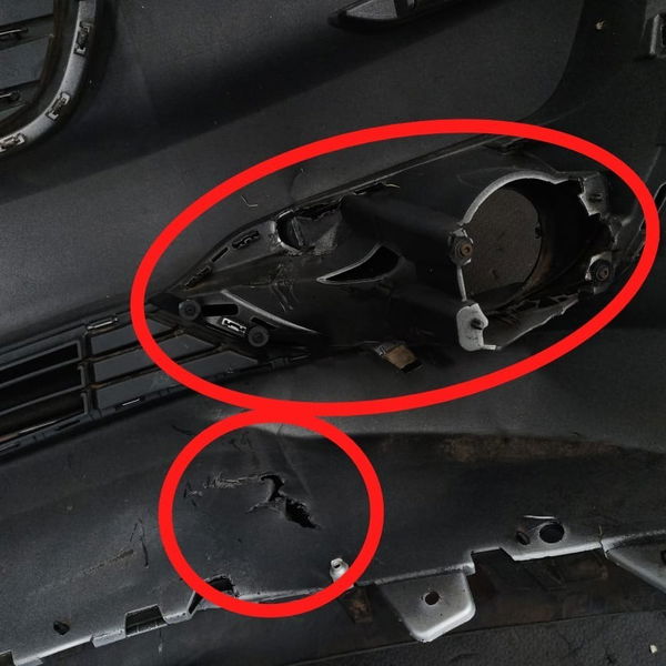Para-choque Dianteiro Ford Ka 1.0 3cc Se 2020 2021 Detalhe