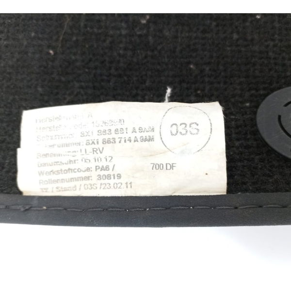 Tapete Dianteiro Direito Audi A1 Tfsi Sportback 2013