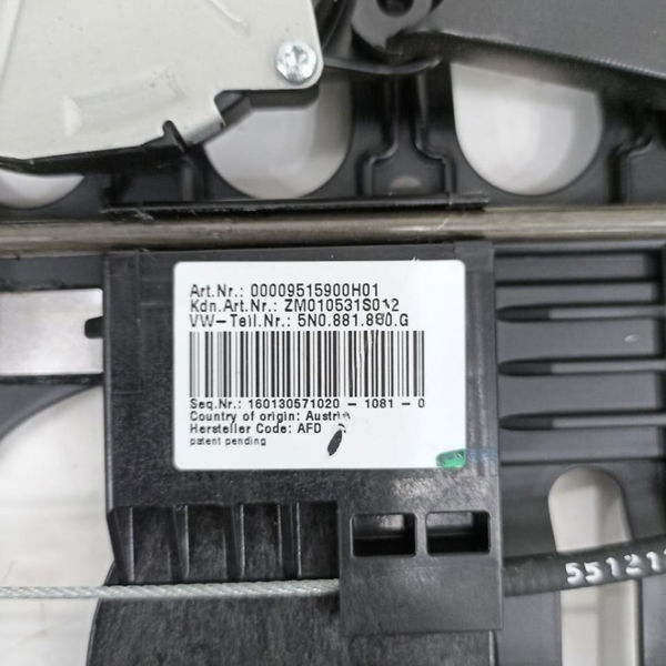 Motor Banco Dianteiro Direito Audi Q3 2015 5n0881880g