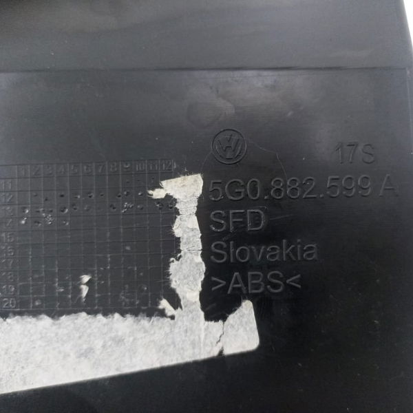 Porta Objeto Banco Dianteiro Esquerdo Vw Golf 2015