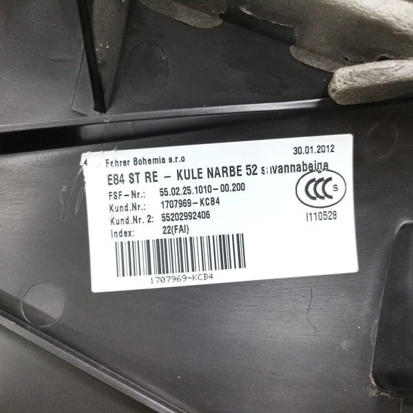 Acabamento Inferior Coluna Central Direita Bmw X1 2012