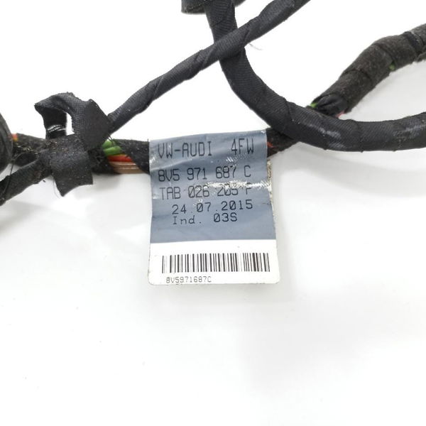 Chicote Porta Traseira Esquerda Audi A3 2015