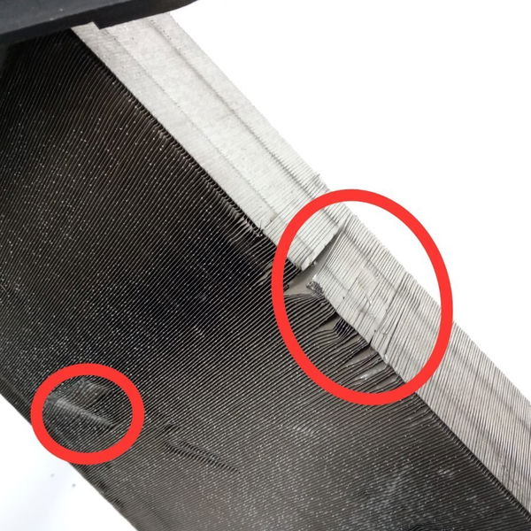 Radiador Ar Frio Peugeot Partner 2003 Detalhe