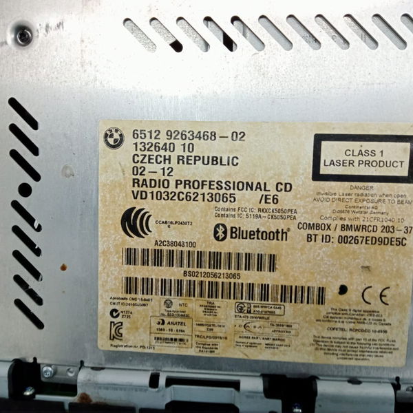 Radio Leito Cd Bmw X1 2012