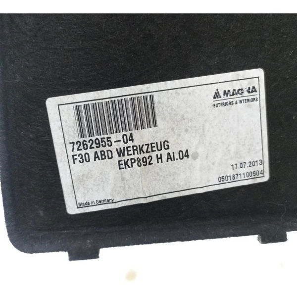 Tampa Forro Lateral Porta Malas  Bmw 328i 2014