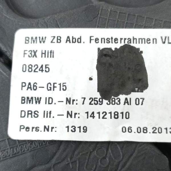 Espuma Retrovisor Esquerdo Bmw 328i 2014