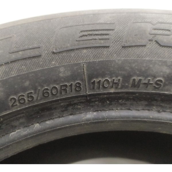 Pneu Bridgestone Dueler 265/60r18 Detalhe Dot 4616