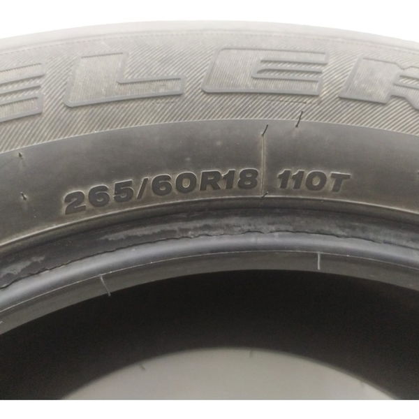 Pneu Bridgestone Dueler H/t 684 265/60r18 Detalhe Dot 2917
