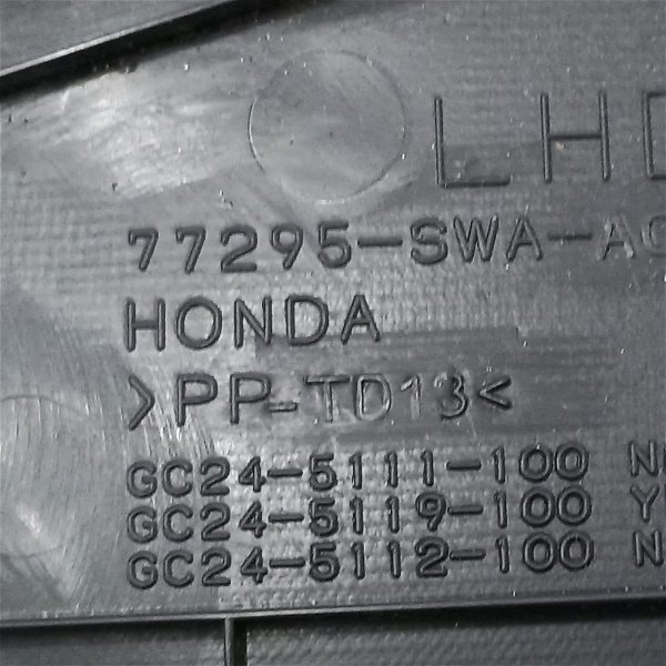 Acabamento Lateral Direita Console Honda Crv 2.0 4×2 2010