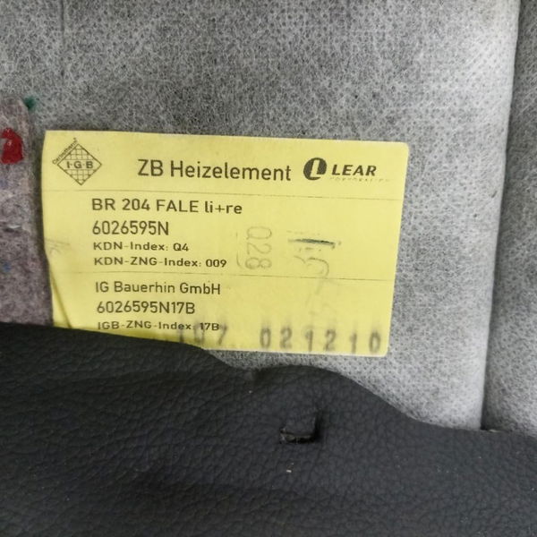 Capa Encosto Banco Dianteiro Direito Mercedes C300 2011