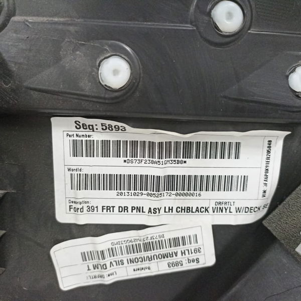 Forro Porta Dianteira Esquerda Ford Fusion 2013
