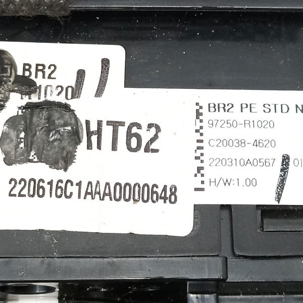 Comando Ar Condicionado Hyundai Hb20 1.0 M Comfort 2022