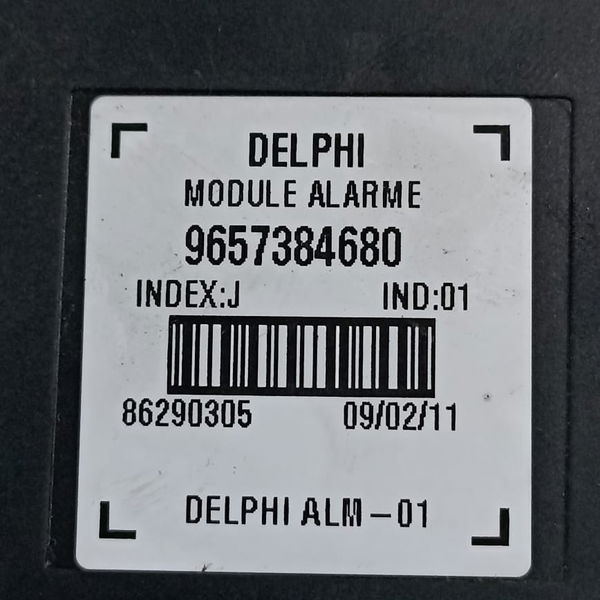 Módulo Alarme Peugeot 3008 2013 9657384680