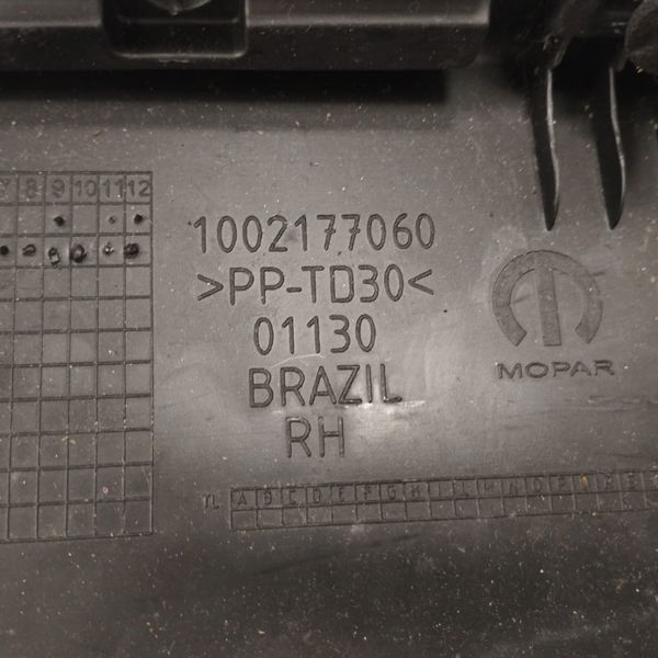 Protetor Caçamba Lado Direito Fiat Toro 2017