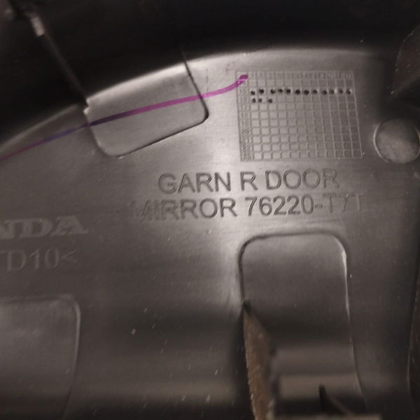 Acabamento Interno Retrovisor Direito Honda Hrv 2016