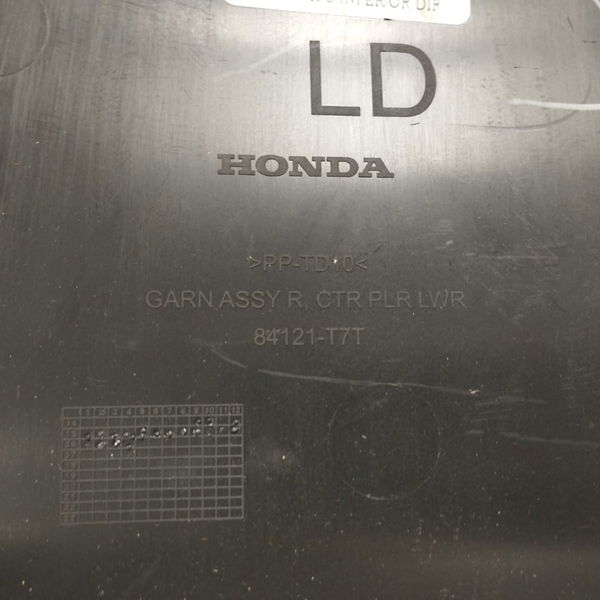 Acabamento Inferior Coluna Central Direita Honda Hrv 2016