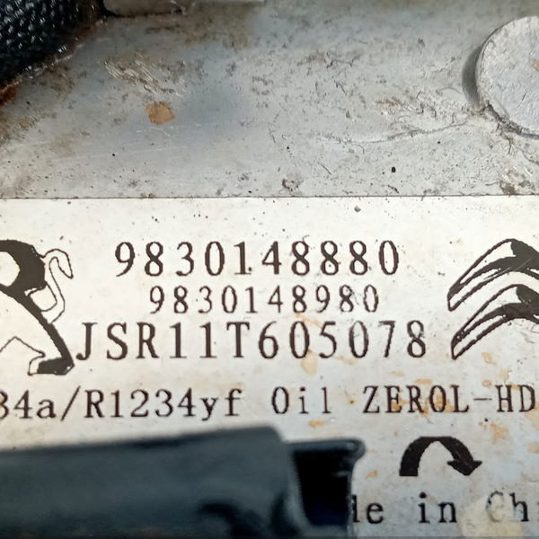 Compressor Ar Citroen Jumpy 2020 9830148880