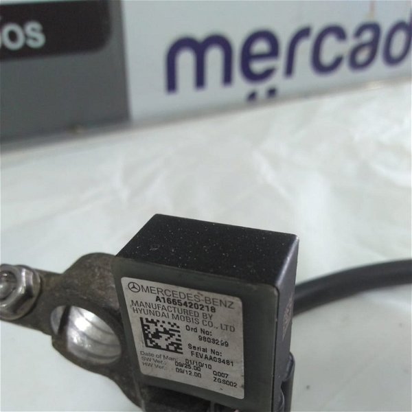 Cabo Negativo Da Bateria Mercedes C250 2011 A1665420218