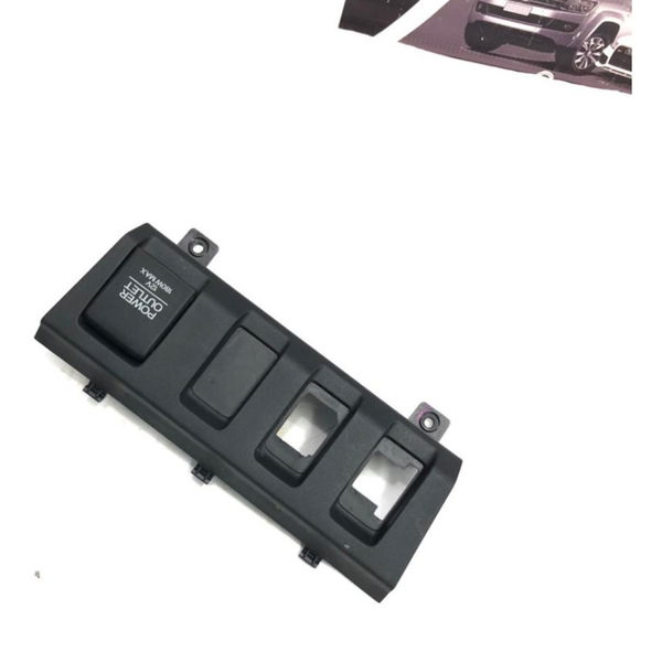 Moldura Usb E Auxiliar Com Tomada Painel Hrv 2018