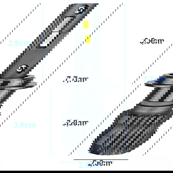 Ultra Led Slim H1 H3 H4 H7 H11 Hb3 Hb4 6k 11000lm 70w