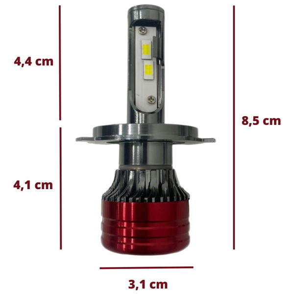 Ultra Led Auto Headlight 130w H4 H7 H8 15000lm 6000k 9v/36v