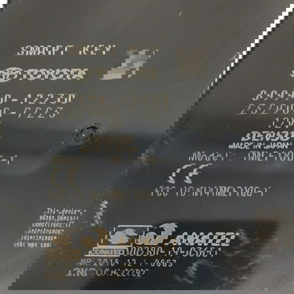 Módulo Bcm Toyota Corolla Xei 2022 8999012230
