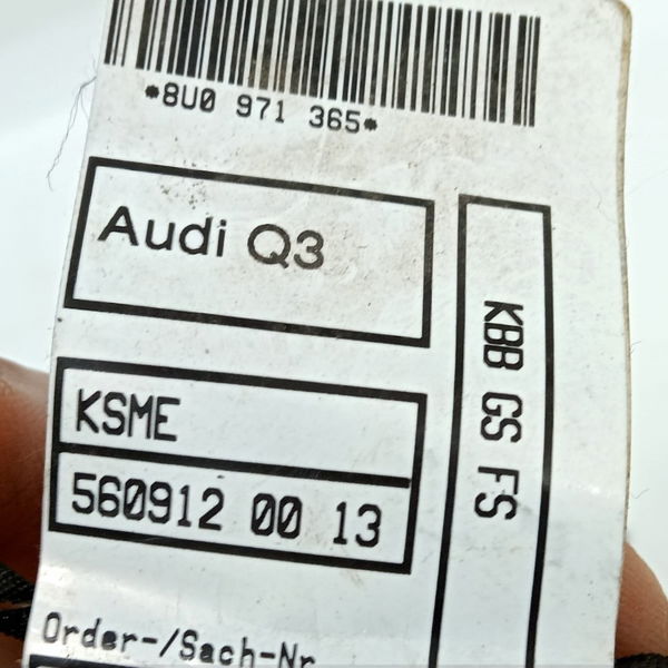 Chicote Banco Dianteiro Esquerdo Audi Q3 2015 8u0971365